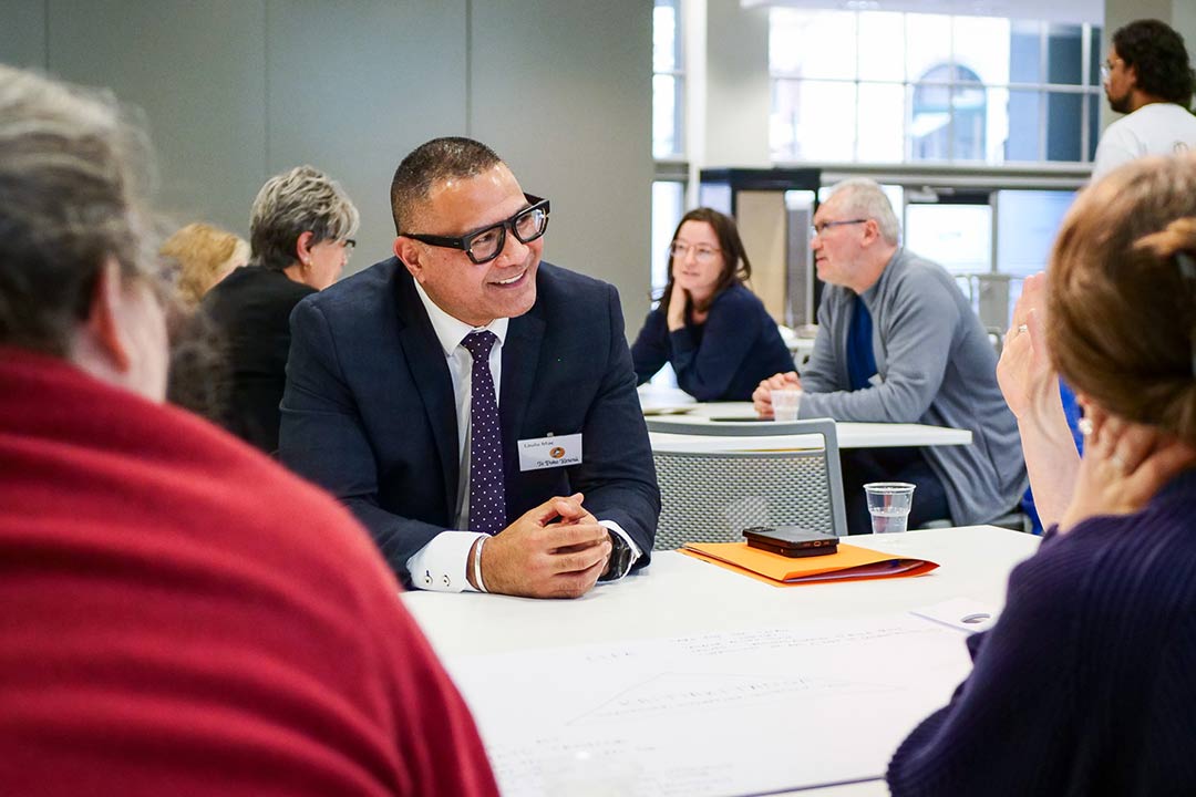 Our Chief Executive attending  workshop