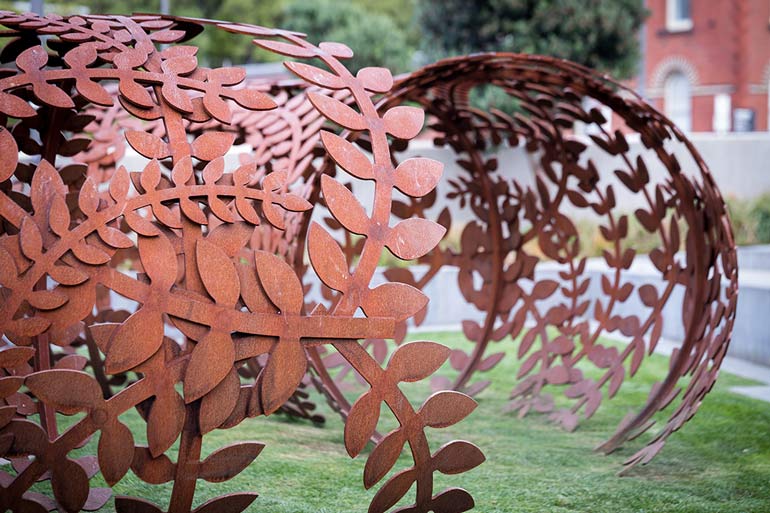 Picture of the Belgian Memorial at Pukeahu.