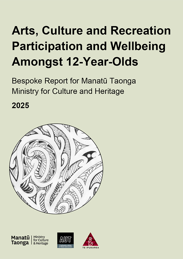 Arts, Culture and Recreation Participation and Wellbeing Amongst 12-Year-Olds report cover