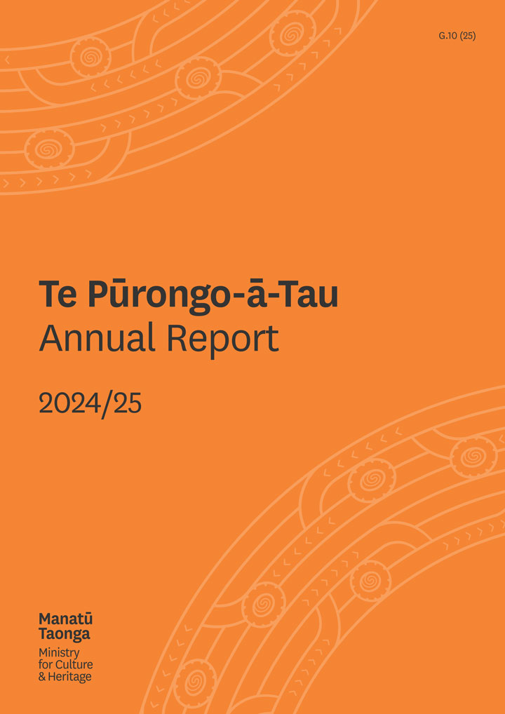 Cover for Te Pūrongo-ā-Tau Annual Report 2024-25