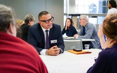 Our Chief Executive attending  workshop